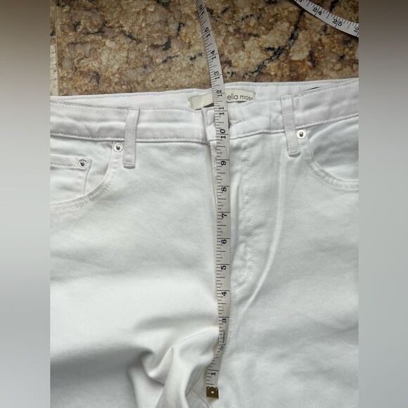 Ella Moss White High Waist Straight Jean - Picture 4 of 8